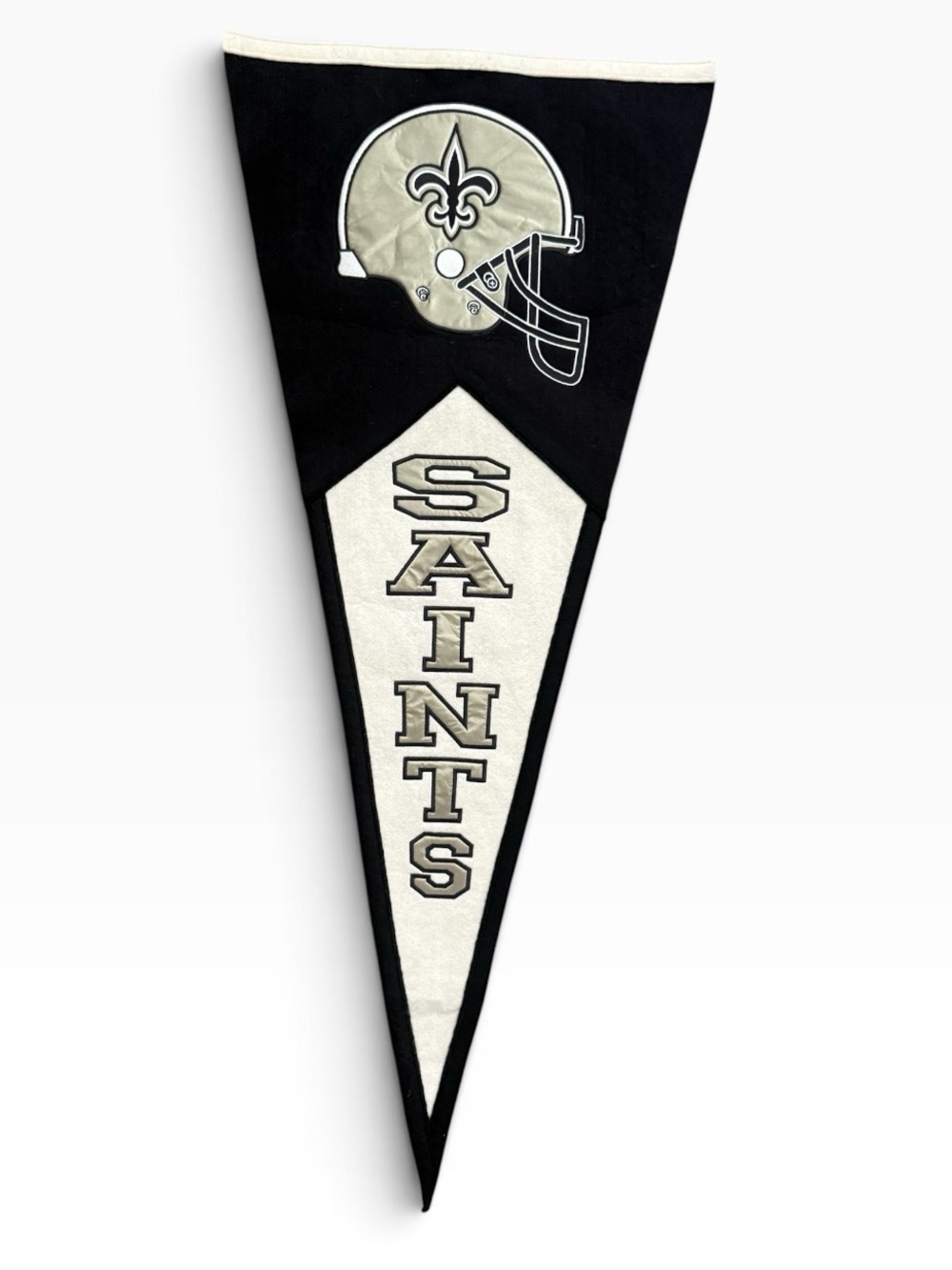 Vintage NFL New Orleans Saints Pennant Flag Banner